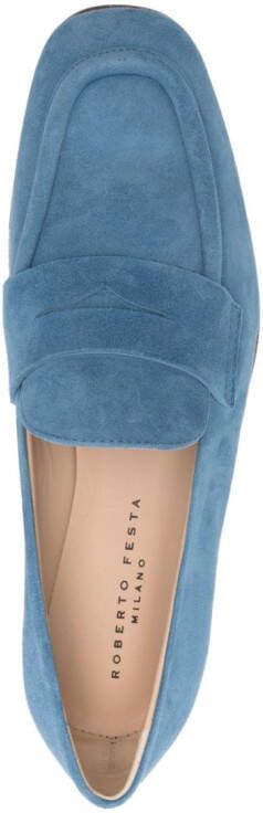 Roberto Festa Novia suède loafers Blauw