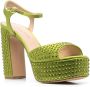 Roberto Festa Sandalen met spikes Groen - Thumbnail 2