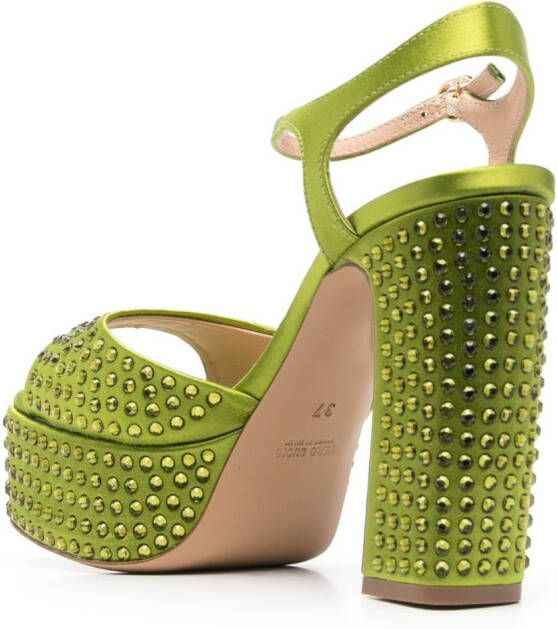 Roberto Festa Sandalen met spikes Groen