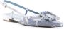 Roberto Festa Stefi slingback sandalen met kristallen gesp Blauw - Thumbnail 2