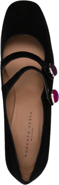 Roberto Festa Talita suède pumps Zwart