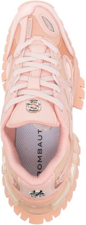 Rombaut Sneakers met chunky zool en vlakken Roze