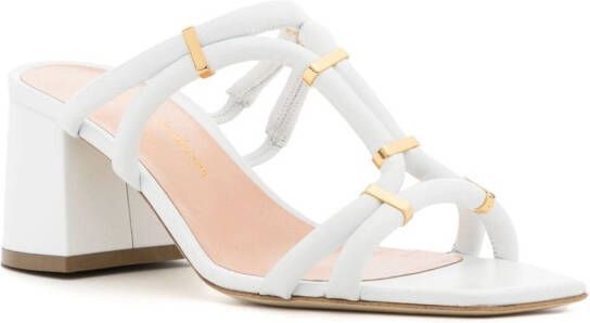 Rupert Sanderson Leren sandalen Wit