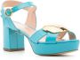 Rupert Sanderson Sandalen met plateauzool Blauw - Thumbnail 2