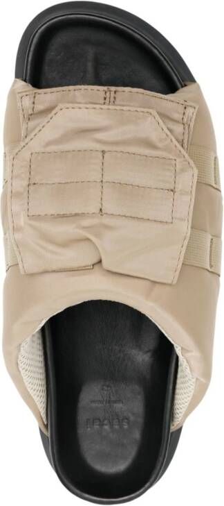 sacai Chunky slippers Beige