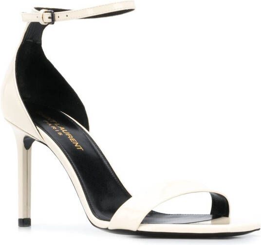 Saint Laurent Amber sandalen Wit