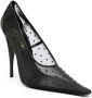 Saint Laurent Anja pumps met stras Zwart - Thumbnail 2