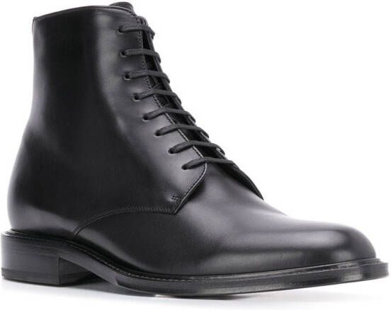 Saint Laurent Army enkellaarzen Zwart