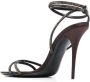 Saint Laurent Ava 105 verfraaide sandalen Bruin - Thumbnail 3