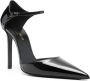 Saint Laurent Avenue lakleren pumps Zwart - Thumbnail 2