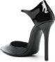 Saint Laurent Avenue lakleren pumps Zwart - Thumbnail 3