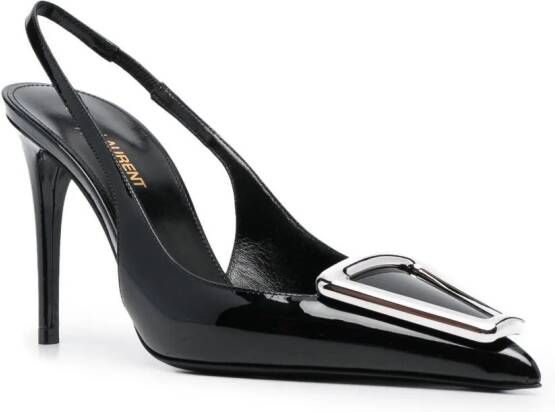 Saint Laurent Slingback pumps Zwart