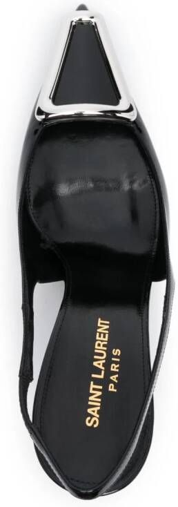 Saint Laurent Slingback pumps Zwart