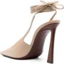 Saint Laurent Blade slingback pumps Beige - Thumbnail 3