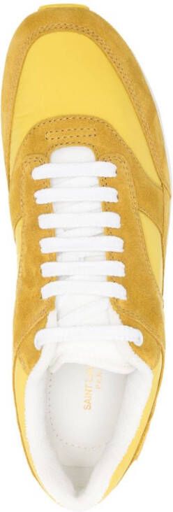 Saint Laurent Bump leren sneakers Geel