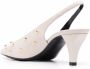 Saint Laurent Carole pumps met studs Beige - Thumbnail 3