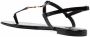 Saint Laurent Cassandra sandalen met logoplakkaat Zwart - Thumbnail 3