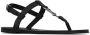 Saint Laurent Cassandra sandalen met logoplakkaat Zwart - Thumbnail 2