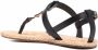 Saint Laurent Cassandra sandalen met monogram Zwart - Thumbnail 3
