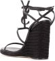 Saint Laurent Cassandra 115mm sandalen met sleehak Zwart - Thumbnail 2