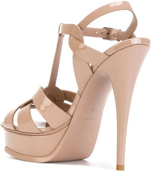 Saint Laurent Classic Tribute 105 sandalen Beige