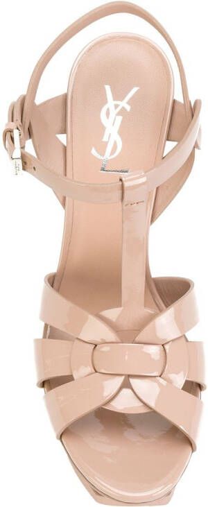 Saint Laurent Classic Tribute 105 sandalen Beige