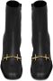Saint Laurent Elbio 75 mm laarzen Zwart - Thumbnail 3