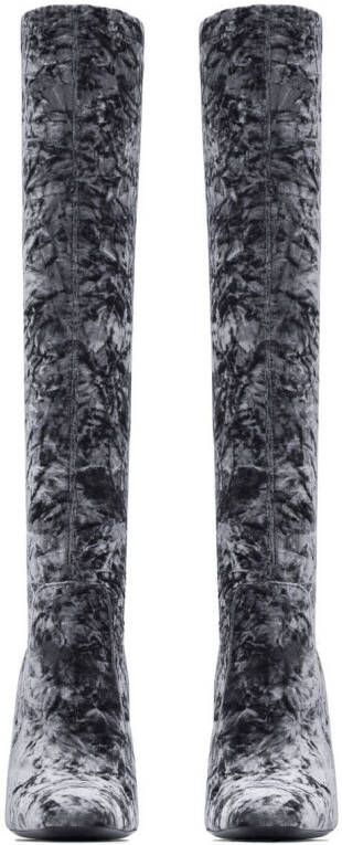 Saint Laurent Ella knielaarzen Grijs
