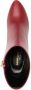Saint Laurent Enkellaarzen met middelhoge hak dames leerleerleer 36.5 Rood - Thumbnail 3