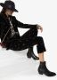 Saint Laurent Enkellaarzen met rits Zwart - Thumbnail 2