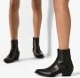 Saint Laurent Enkellaarzen met rits Zwart - Thumbnail 3