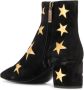 Saint Laurent Enkellaarzen met sterpatch Zwart - Thumbnail 3