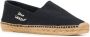 Saint Laurent Espadrilles met geborduurd logo Zwart - Thumbnail 2