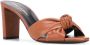 Saint Laurent 80 mm Bianca sandalen met gedraaid detail Bruin - Thumbnail 2