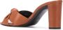 Saint Laurent 80 mm Bianca sandalen met gedraaid detail Bruin - Thumbnail 3