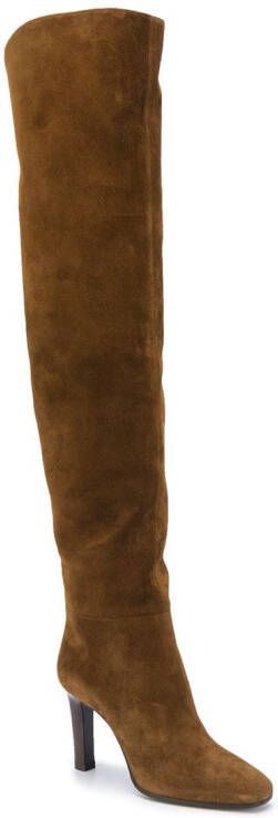 Saint Laurent Jane laarzen Bruin
