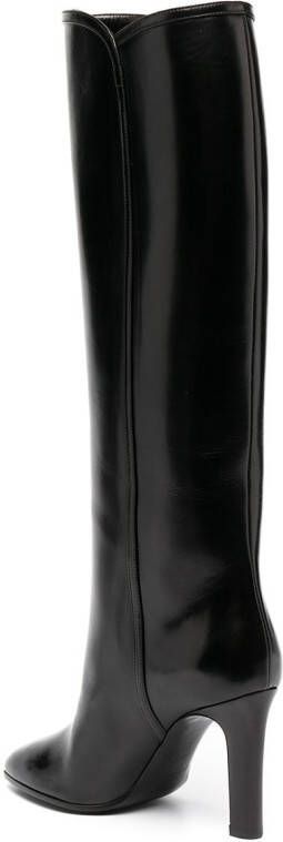 Saint Laurent 90mm Jane laarzen Zwart