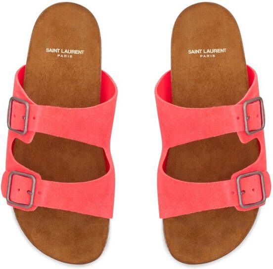 Saint Laurent Jimmy sandalen Roze