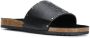 Saint Laurent Jimmy slide sandalen Zwart - Thumbnail 2