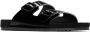 Saint Laurent Jimmy slippers met gesp Zwart - Thumbnail 2