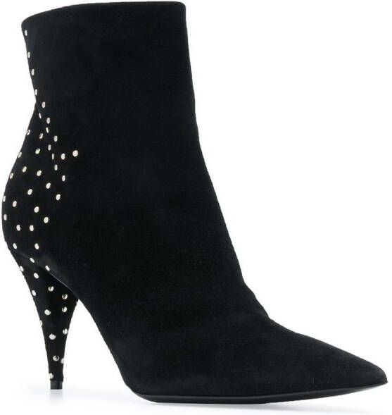 Saint Laurent Kiki 85 laarzen Zwart