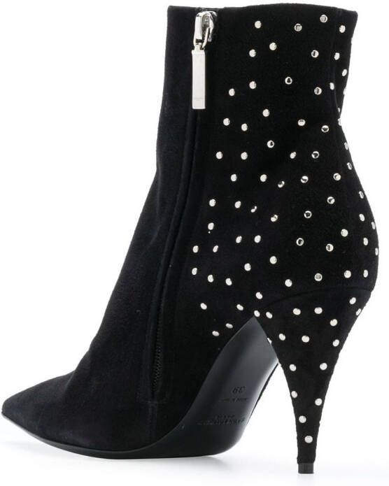 Saint Laurent Kiki 85 laarzen Zwart
