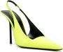 Saint Laurent Kiss slingback pumps Groen - Thumbnail 2