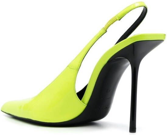 Saint Laurent Kiss slingback pumps Groen