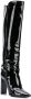 Saint Laurent Lakleren laarzen Zwart - Thumbnail 2
