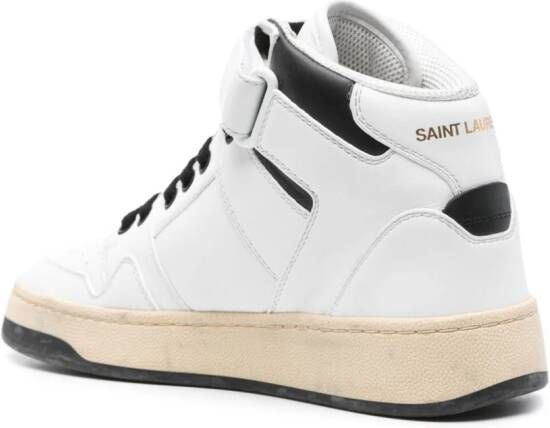 Saint Laurent LAX leren sneakers Zwart