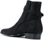 Saint Laurent Leren enkellaarzen Zwart - Thumbnail 3