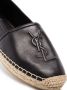 Saint Laurent Leren espadrilles Zwart - Thumbnail 2