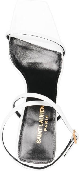 Saint Laurent Leren sandalen Wit