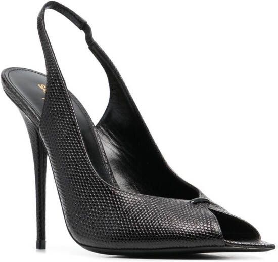 Saint Laurent Lola slingback pumps Zwart